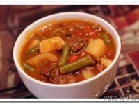 Thoughtless Thursday: Beef and Salsa Soup