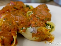 Vegetarian Stuffed Shells with Classico Creamy Spinach and Parmesan